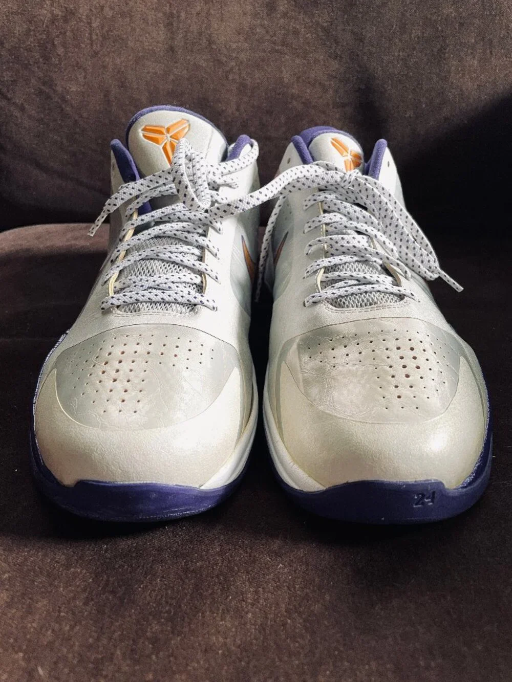 Nike Air Zoom Kobe 6 VI Lakers Away Near Deadstock Mens 13 US 47.5 EUR white